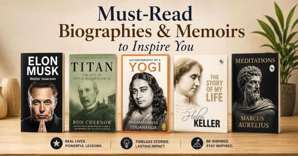 Must-read Biographies & Memoirs to Inspire You