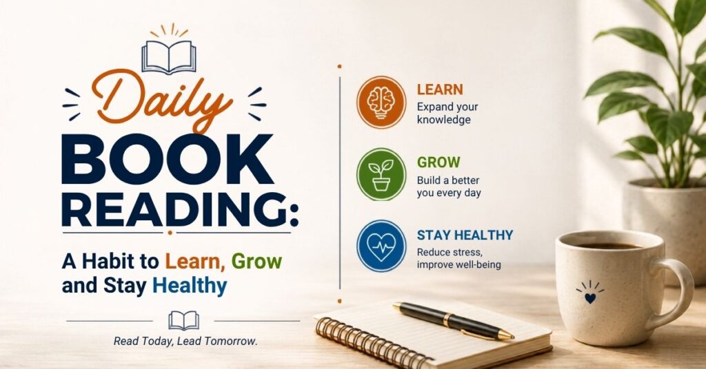 Daily Book Reading: A Habit to Learn, Grow and Stay Healthy